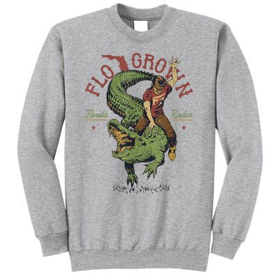 Funny Flo Grown Florida Rodeo Tall Sweatshirt