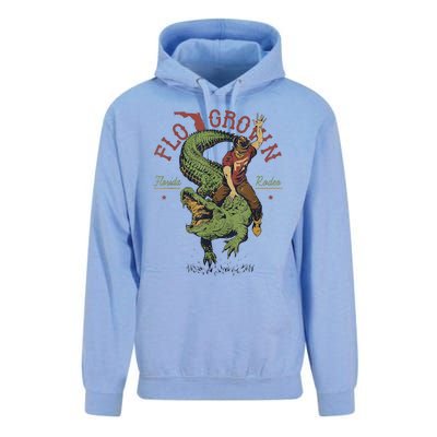 Funny Flo Grown Florida Rodeo Unisex Surf Hoodie