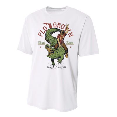 Funny Flo Grown Florida Rodeo Performance Sprint T-Shirt