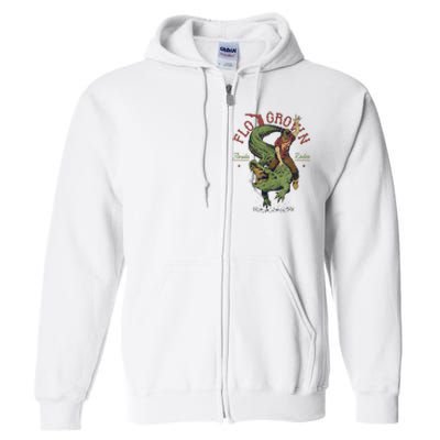 Funny Flo Grown Florida Rodeo Full Zip Hoodie