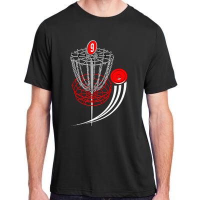 Frolf Frisbee Golf T Disc Golf Goal Adult ChromaSoft Performance T-Shirt