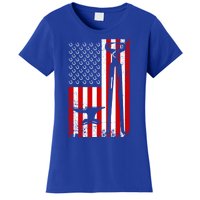 Funny Farrier Gift Cool Farrier Tools American Flag Meaningful Gift Women's T-Shirt