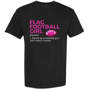 Flag Football Girl Definition Garment-Dyed Heavyweight T-Shirt