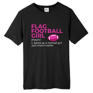 Flag Football Girl Definition Tall Fusion ChromaSoft Performance T-Shirt