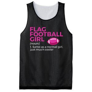 Flag Football Girl Definition Mesh Reversible Basketball Jersey Tank