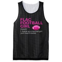 Flag Football Girl Definition Mesh Reversible Basketball Jersey Tank