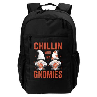 Funny Football Gnomes Chillin With My Gnomies Funny Gift Backpack