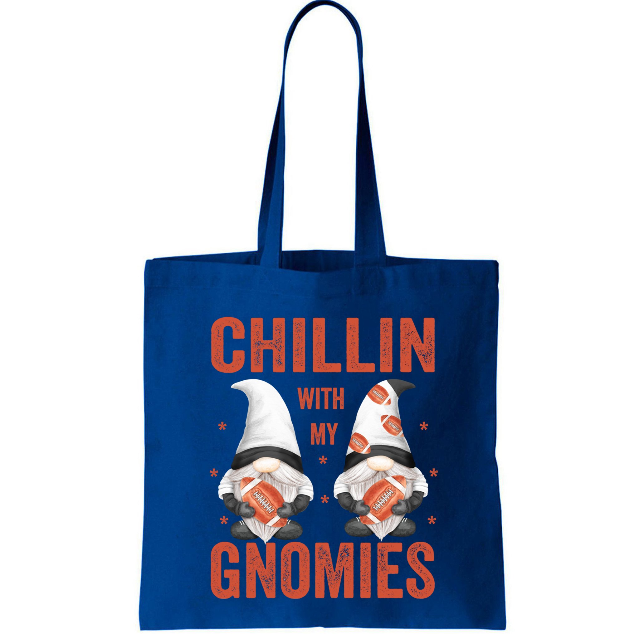 Funny Football Gnomes Chillin With My Gnomies Funny Gift Bag