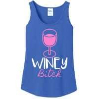 Funny Friend Gift Idea Winey Bitch For Wine Lover Funny Gift Ladies Essential Tank