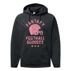 Fantasy Football Goddess Fantasy Football Draft Party Performance Fleece Hoodie