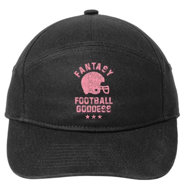 Fantasy Football Goddess Fantasy Football Draft Party 7-Panel Snapback Hat