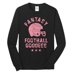 Fantasy Football Goddess Fantasy Football Draft Party Tall Long Sleeve T-Shirt