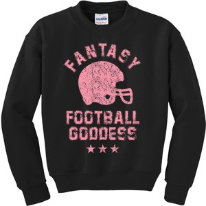 Fantasy Football Goddess Fantasy Football Draft Party Kids Sweatshirt