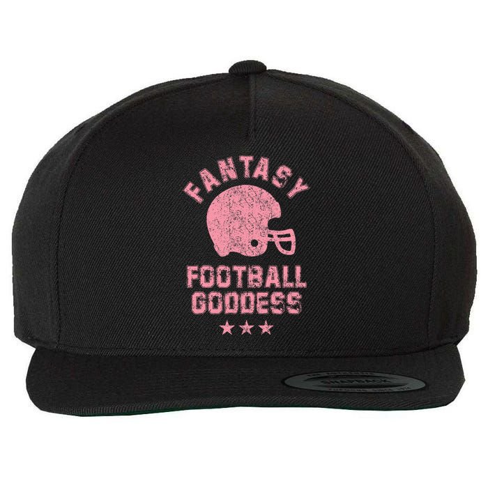 Fantasy Football Goddess Fantasy Football Draft Party Wool Snapback Cap