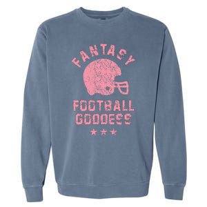 Fantasy Football Goddess Fantasy Football Draft Party Garment-Dyed Sweatshirt