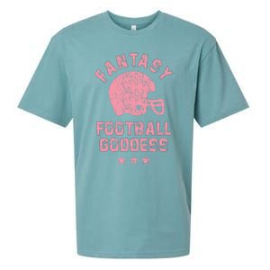 Fantasy Football Goddess Fantasy Football Draft Party Sueded Cloud Jersey T-Shirt