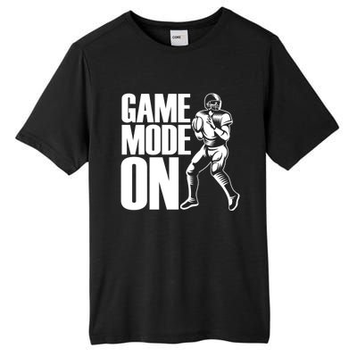 Funny Footballer Game Mode On American Football Player Cool Gift Tall Fusion ChromaSoft Performance T-Shirt