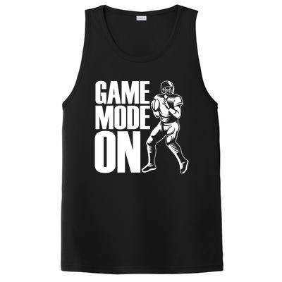 Funny Footballer Game Mode On American Football Player Cool Gift PosiCharge Competitor Tank