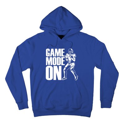 Funny Footballer Game Mode On American Football Player Cool Gift Hoodie