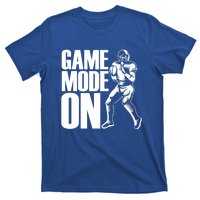 Funny Footballer Game Mode On American Football Player Cool Gift T-Shirt