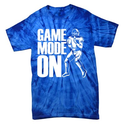 Funny Footballer Game Mode On American Football Player Cool Gift Tie-Dye T-Shirt