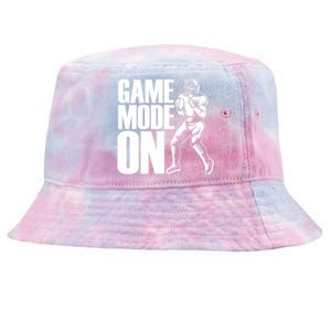 Funny Footballer Game Mode On American Football Player Cool Gift Tie-Dyed Bucket Hat