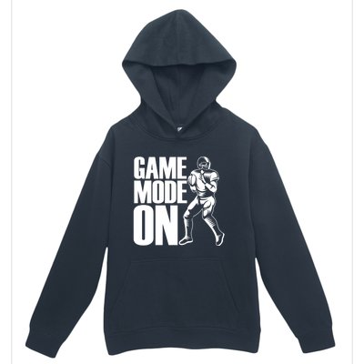 Funny Footballer Game Mode On American Football Player Cool Gift Urban Pullover Hoodie