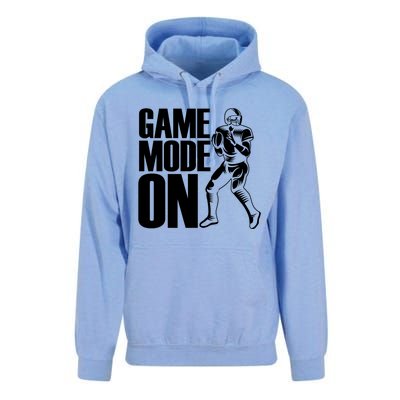 Funny Footballer Game Mode On American Football Player Cool Gift Unisex Surf Hoodie