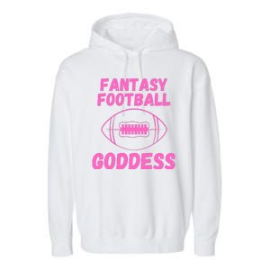 Fantasy Football Goddess, Funny Fantasy Football Funny Draft Garment-Dyed Fleece Hoodie