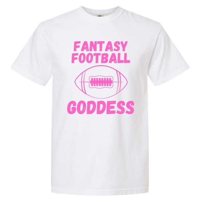 Fantasy Football Goddess, Funny Fantasy Football Funny Draft Garment-Dyed Heavyweight T-Shirt