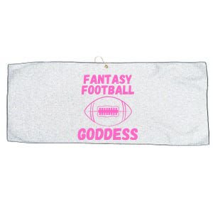 Fantasy Football Goddess, Funny Fantasy Football Funny Draft Large Microfiber Waffle Golf Towel