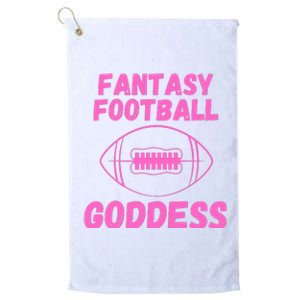 Fantasy Football Goddess, Funny Fantasy Football Funny Draft Platinum Collection Golf Towel