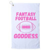 Fantasy Football Goddess, Funny Fantasy Football Funny Draft Platinum Collection Golf Towel