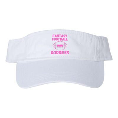 Fantasy Football Goddess, Funny Fantasy Football Funny Draft Valucap Bio-Washed Visor