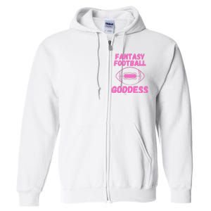 Fantasy Football Goddess, Funny Fantasy Football Funny Draft Full Zip Hoodie