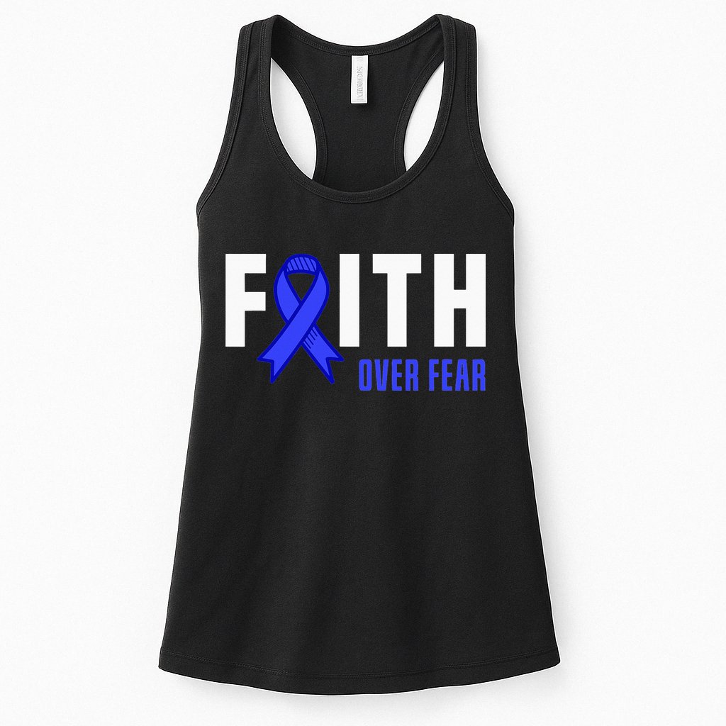 Faith Fear God ALS Warrior ALS Fighter ALS Awareness Womens Tank Top