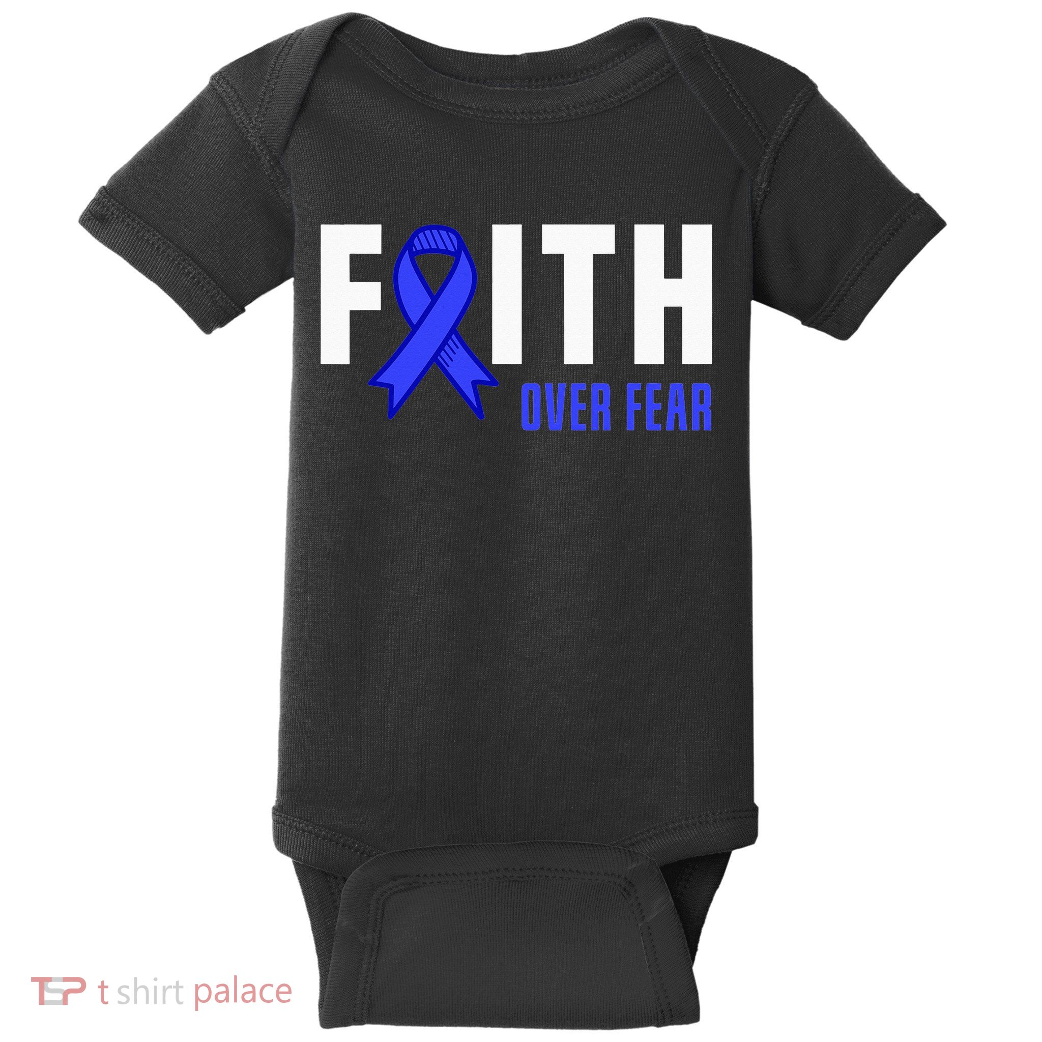 Faith Fear God ALS Warrior ALS Fighter ALS Awareness Baby Bodysuit