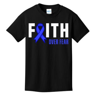 Faith Fear God ALS Warrior ALS Fighter ALS Awareness Kids T-Shirt