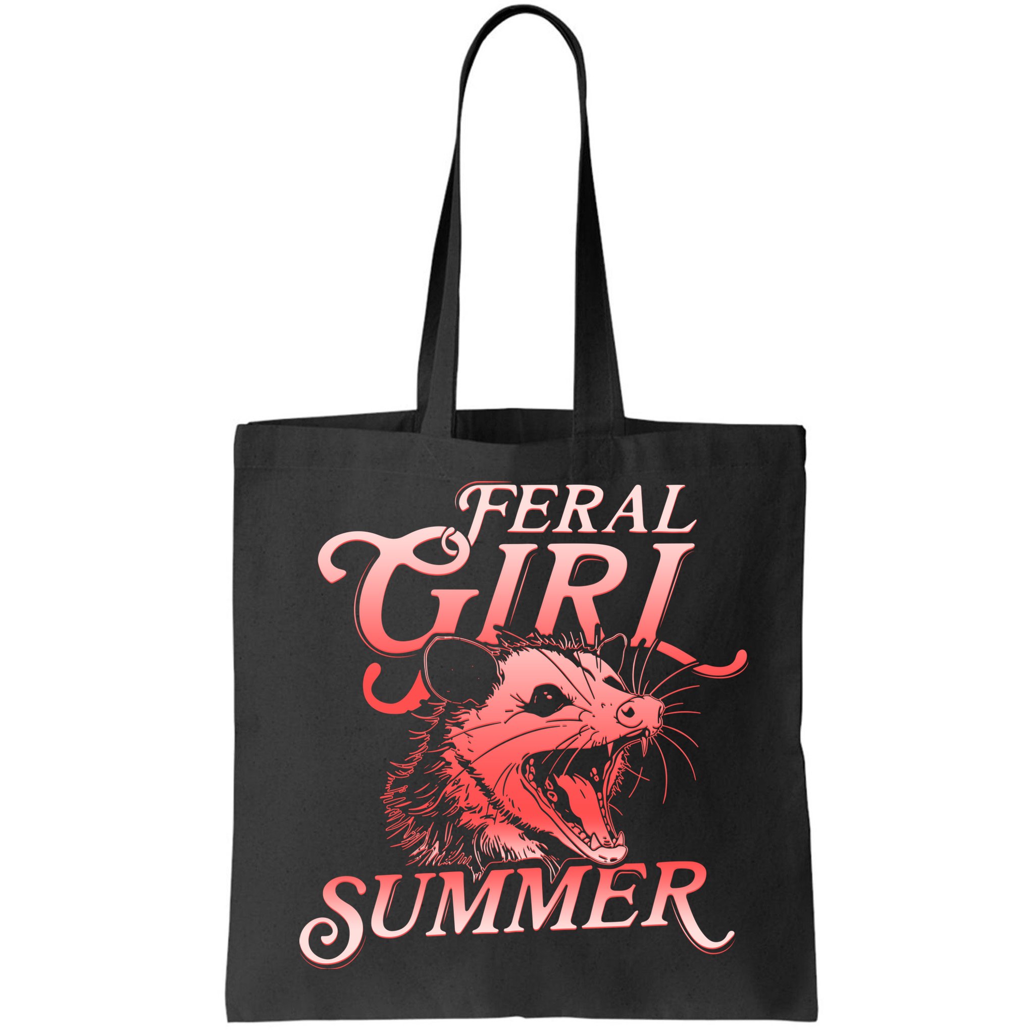 Funny Feral Girl Summer Opossum Bag