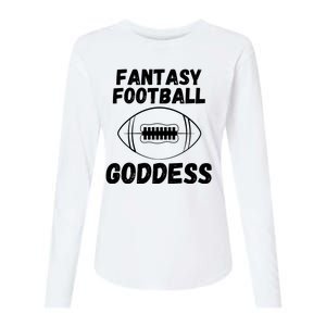 Fantasy Football Guru, The Fantasy Football Goddess Is Here Womens Cotton Relaxed Long Sleeve T-Shirt