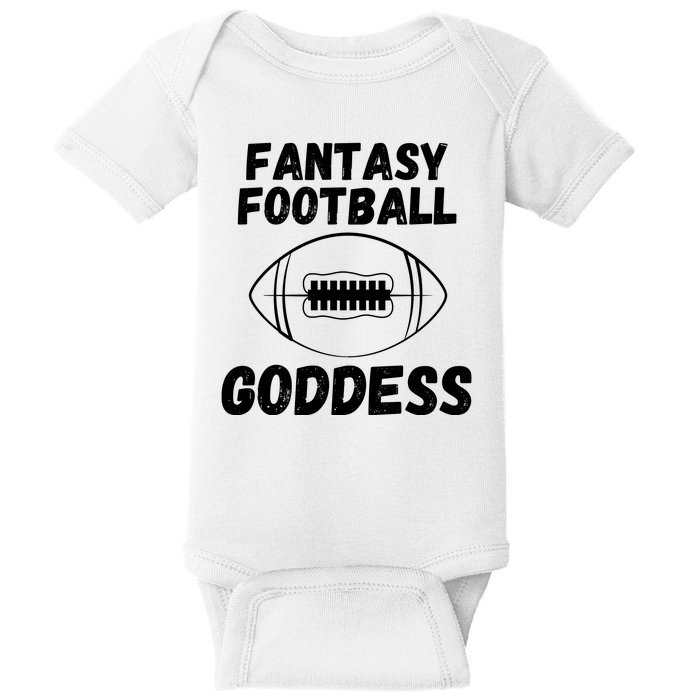 Fantasy Football Guru, The Fantasy Football Goddess Is Here Baby Bodysuit