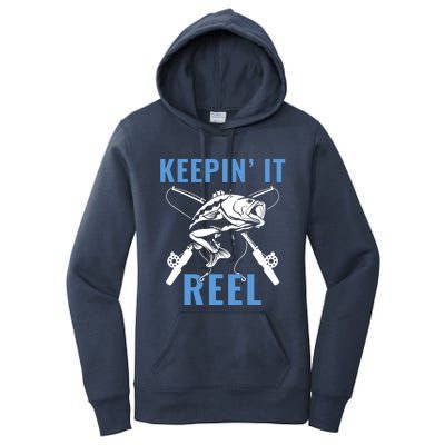 Funnys Fishing Graphic Fishing Saying Fisherman Women's Pullover Hoodie