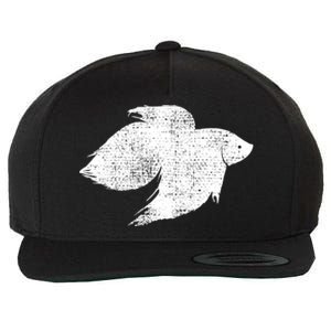 Fish Funny Gift Wool Snapback Cap