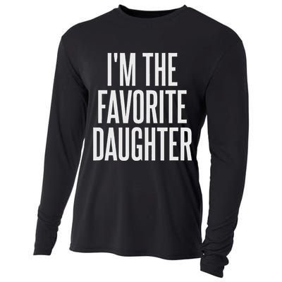 Family Favorites Gifts & More I'm The Favorite Daughter  Cooling Performance Long Sleeve Crew