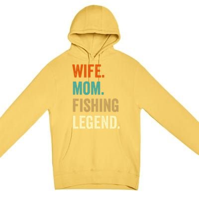 Fishing Funny Gift For Wife Mom Gift Gift Premium Pullover Hoodie