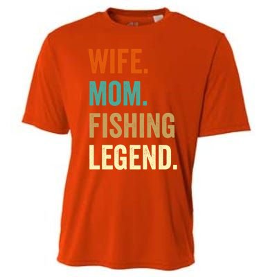 Fishing Funny Gift For Wife Mom Gift Gift Cooling Performance Crew T-Shirt