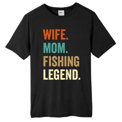 Fishing Funny Gift For Wife Mom Gift Gift Tall Fusion ChromaSoft Performance T-Shirt