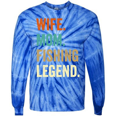 Fishing Funny Gift For Wife Mom Gift Gift Tie-Dye Long Sleeve Shirt