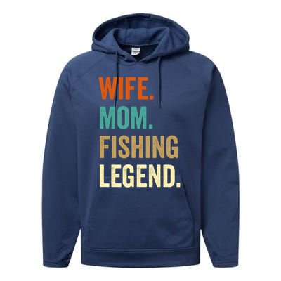 Fishing Funny Gift For Wife Mom Gift Gift Performance Fleece Hoodie