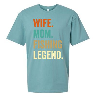 Fishing Funny Gift For Wife Mom Gift Gift Sueded Cloud Jersey T-Shirt